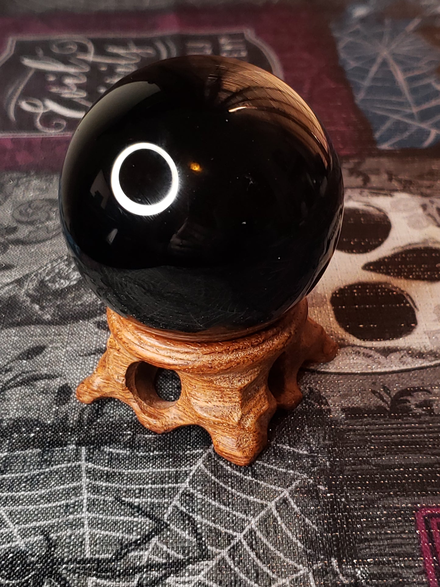 Black Obsidian Sphere