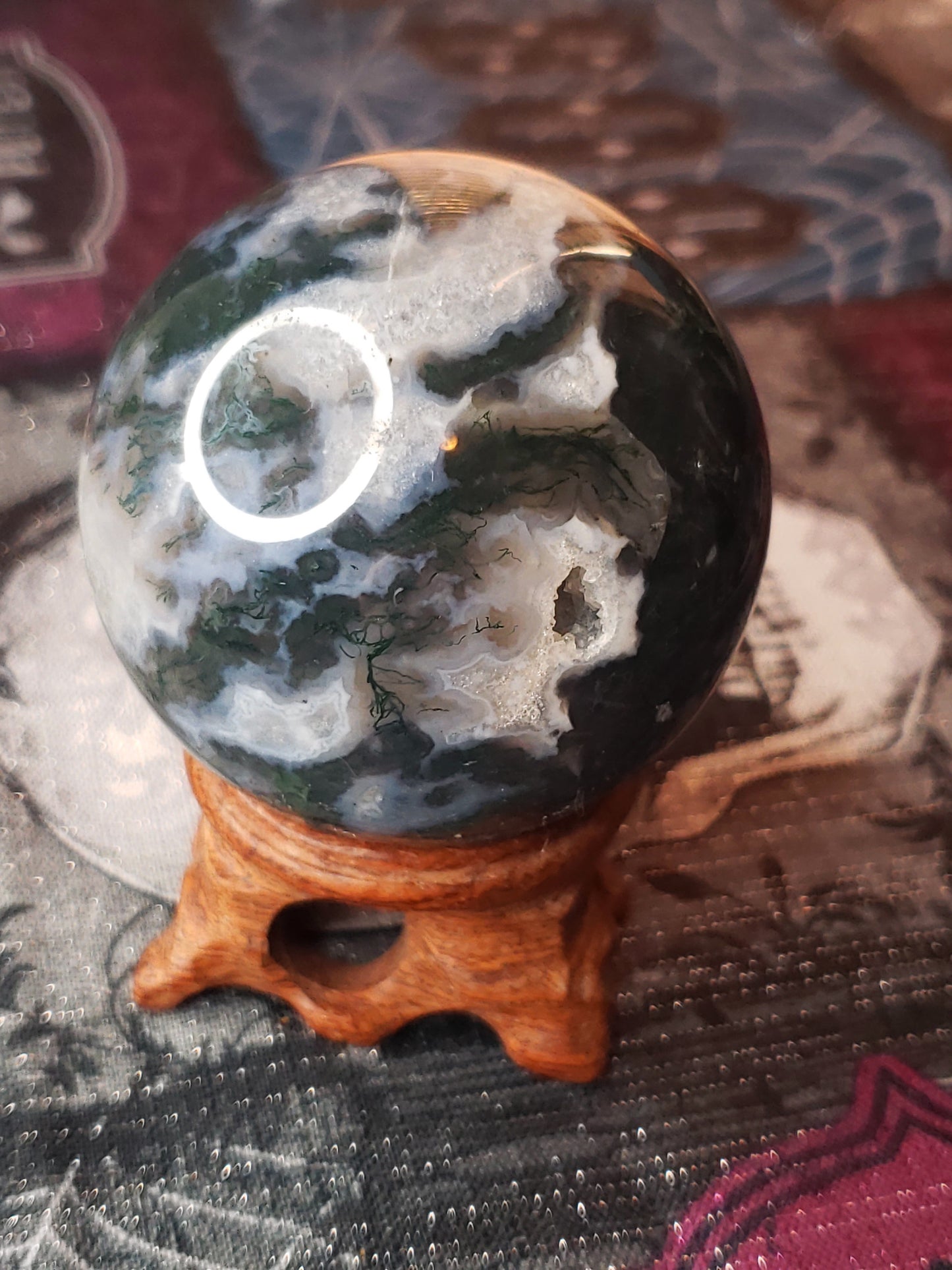 Moss Agate Sphere
