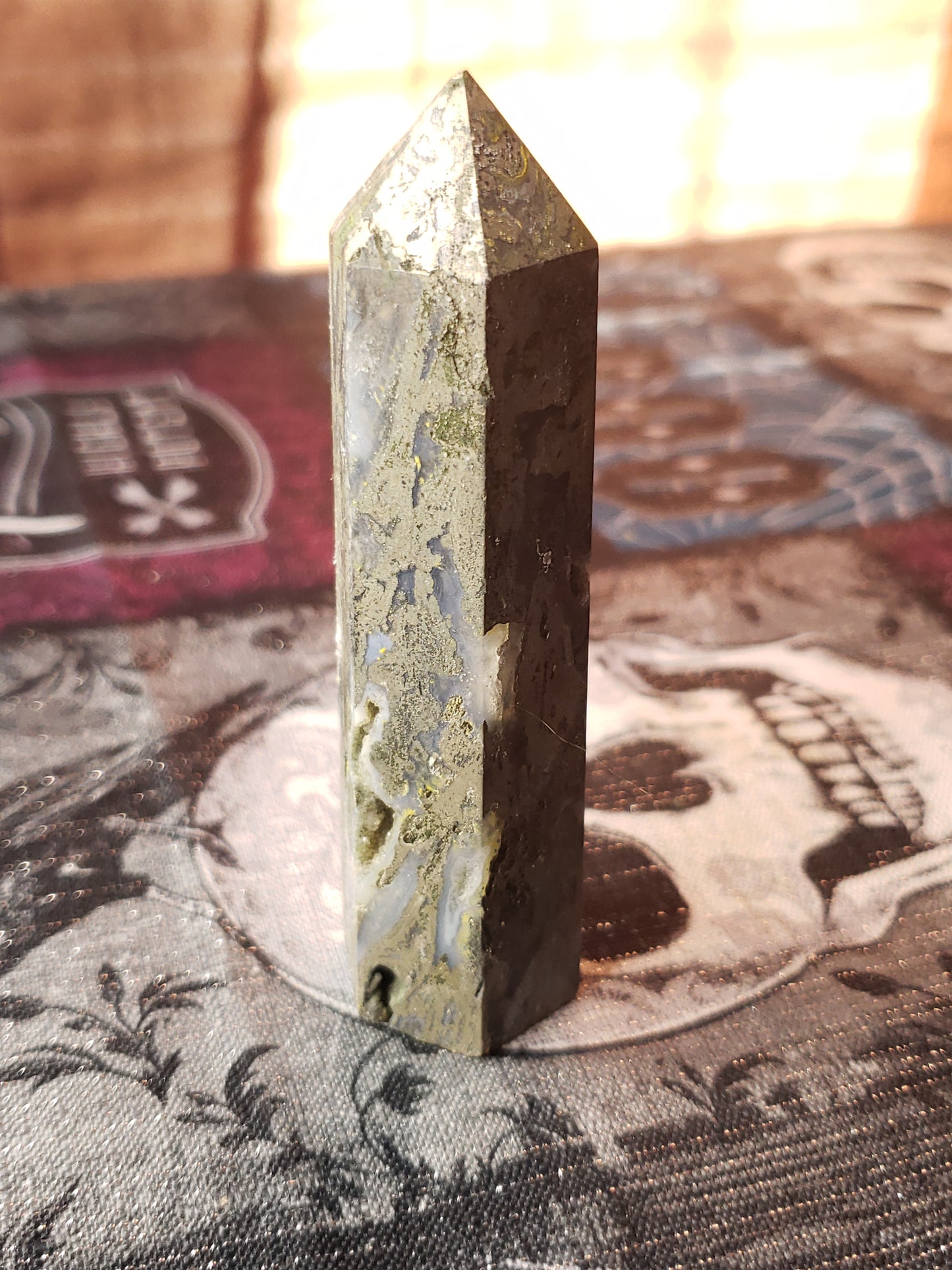 Pyrite/Agate Tower