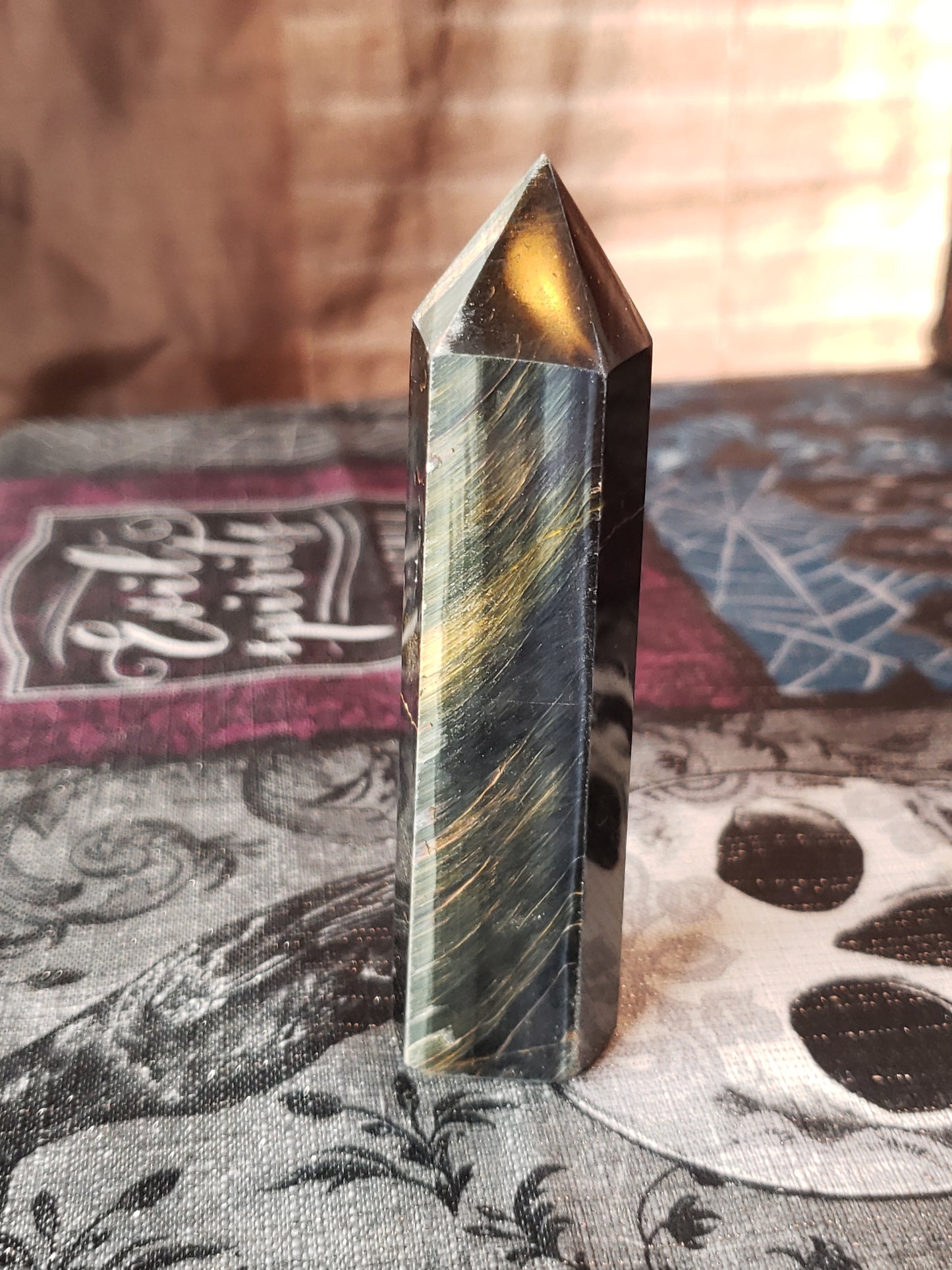 Blue Tiger’s Eye Tower