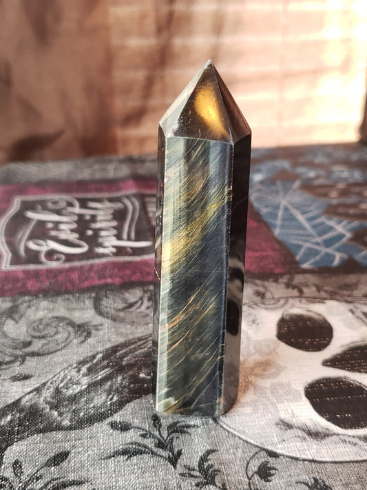 Blue Tiger’s Eye Tower