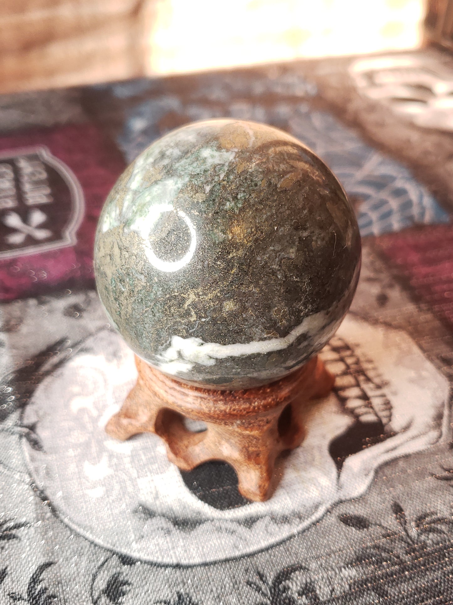 Chrysocolla Sphere