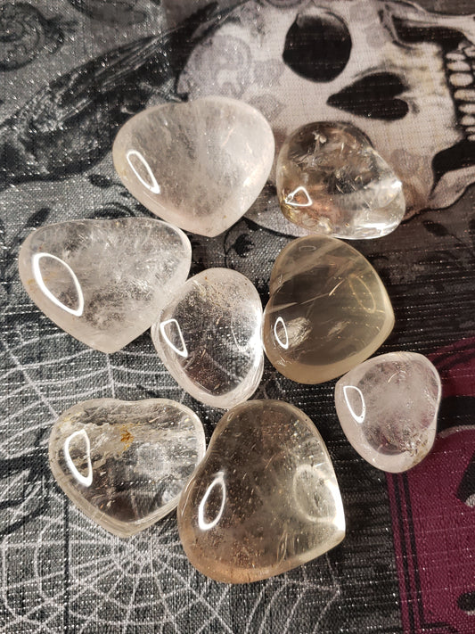 Clear Quartz Heart