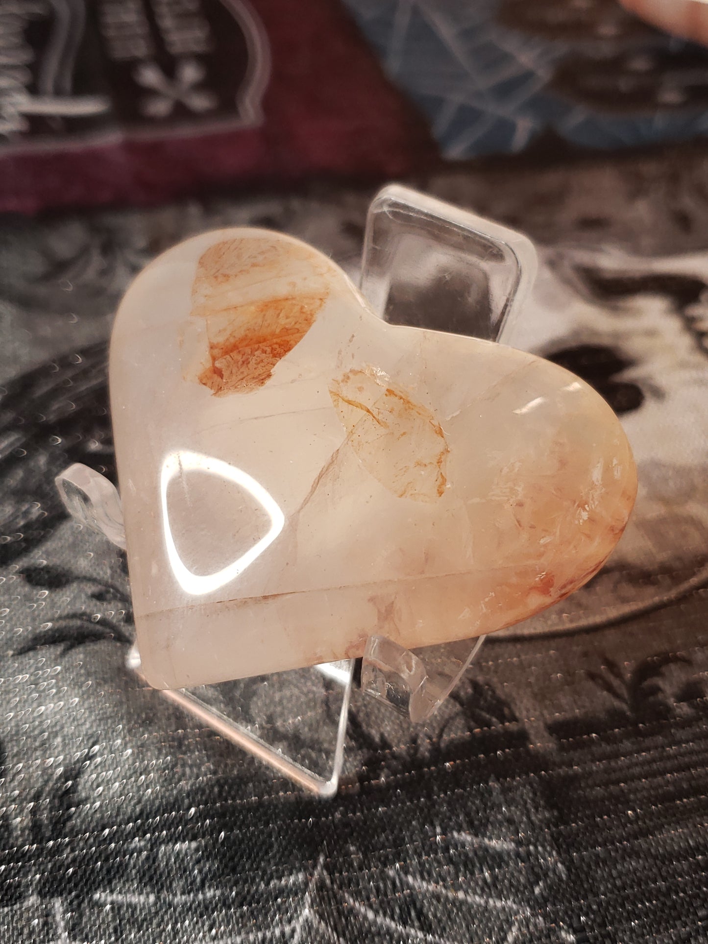 Fire Quartz hearts