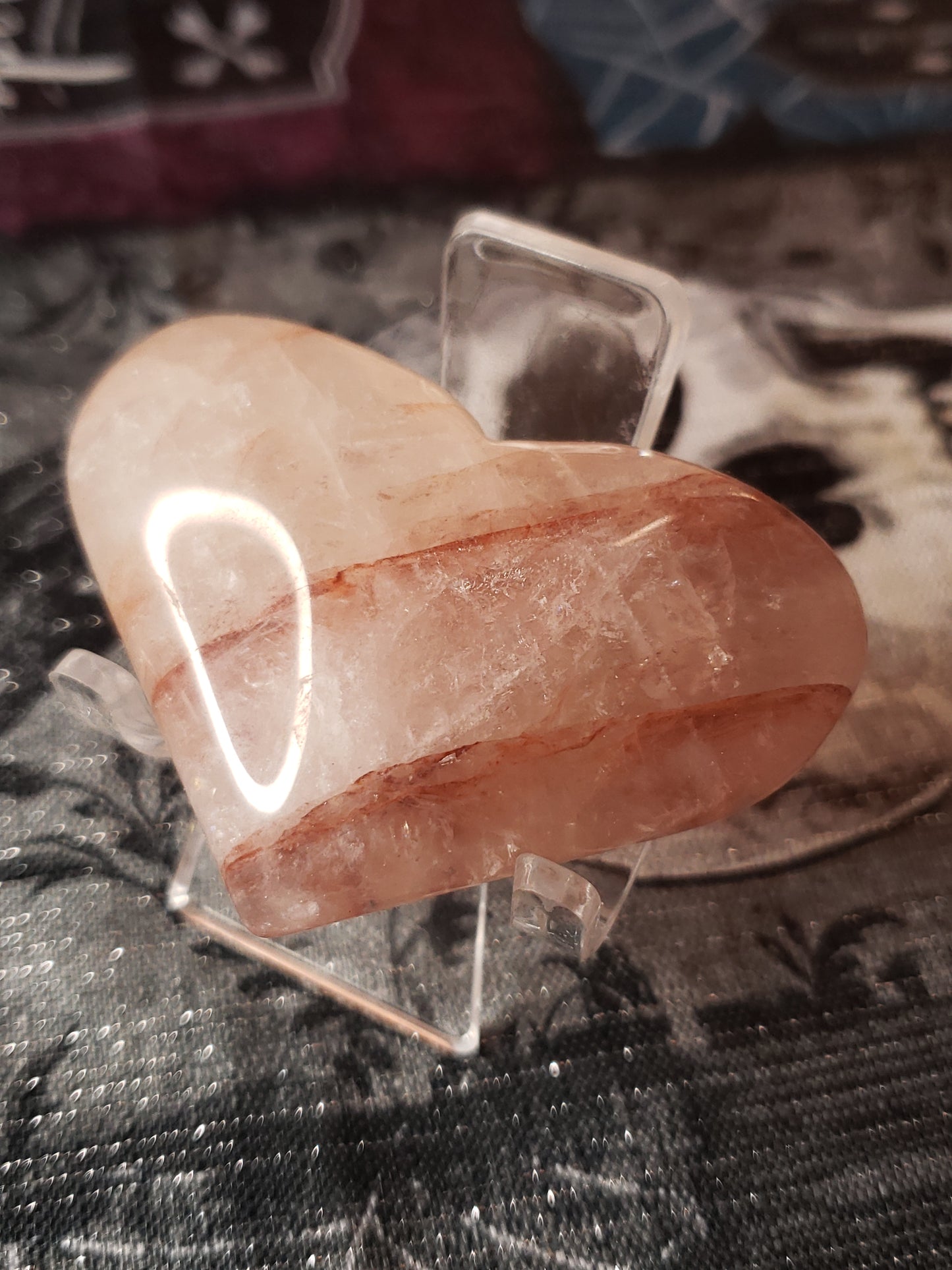 Fire Quartz hearts