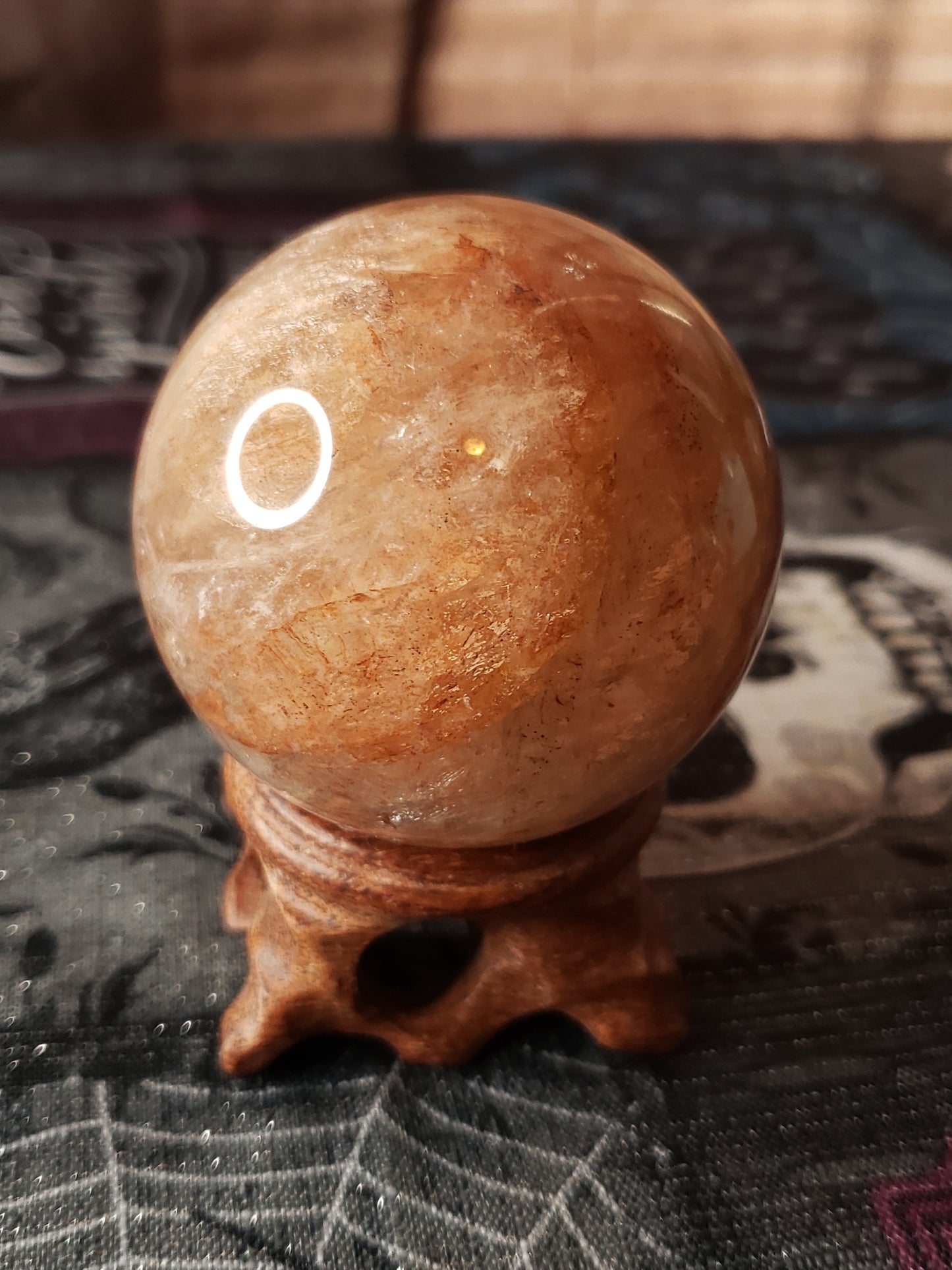 Fire Quartz Sphere