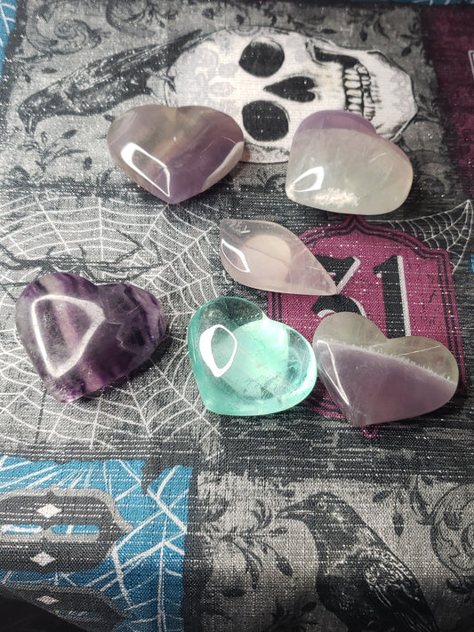 Fluorite Heart