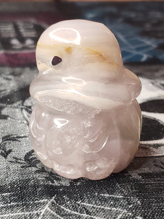 Fluorite Pumpkin Carving