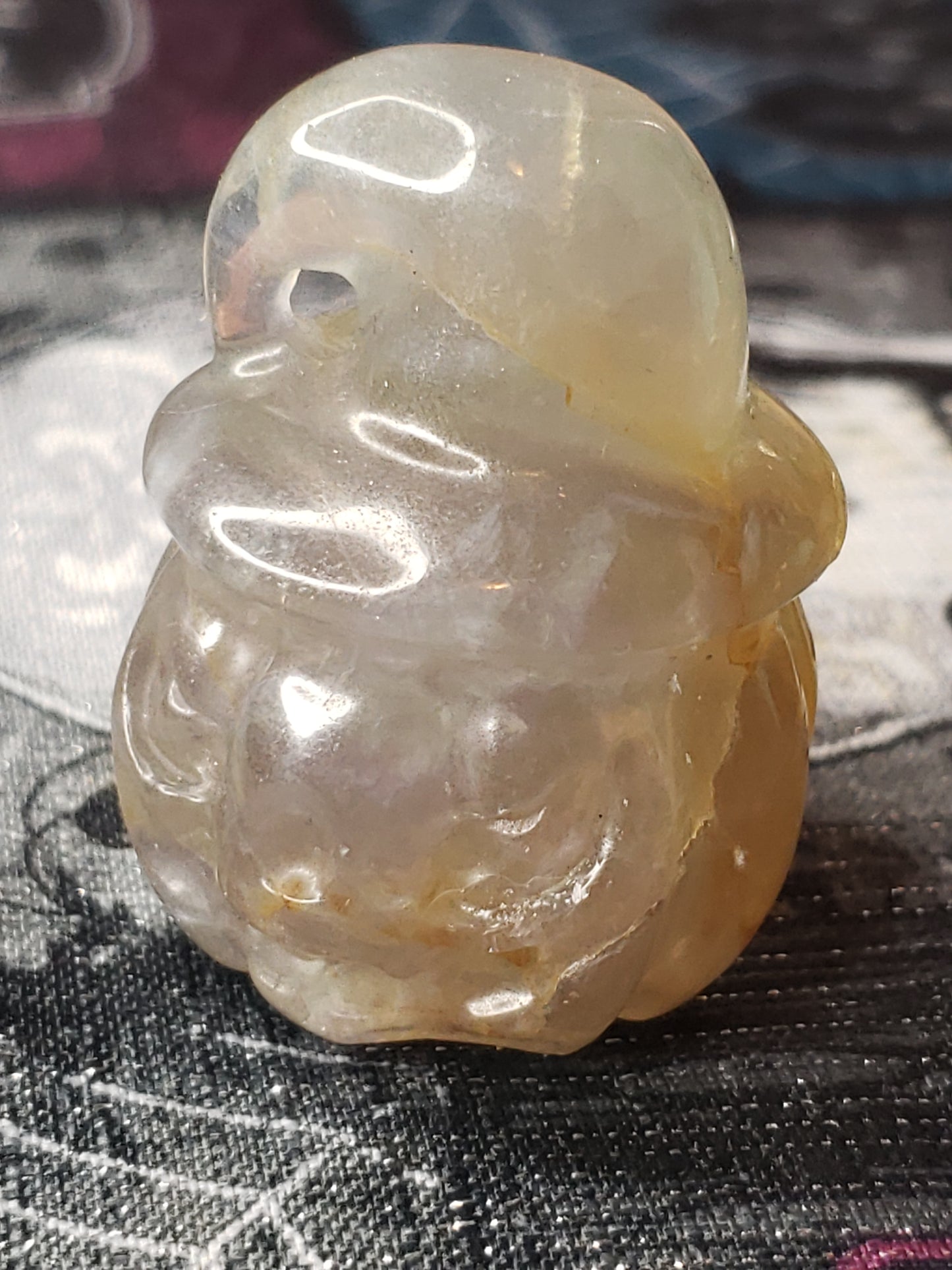 Fluorite Pumpkin Carving