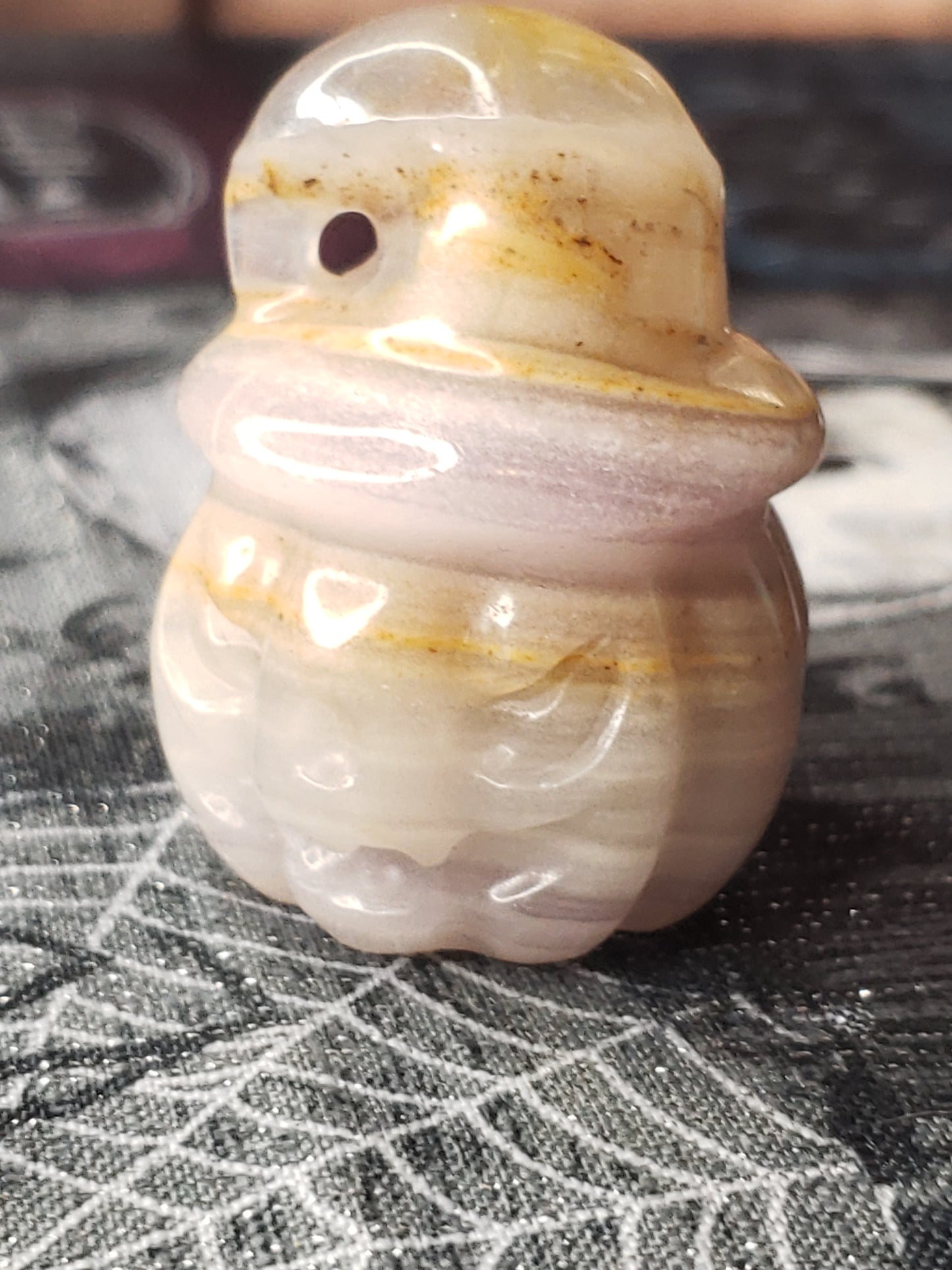 Fluorite Pumpkin Carving