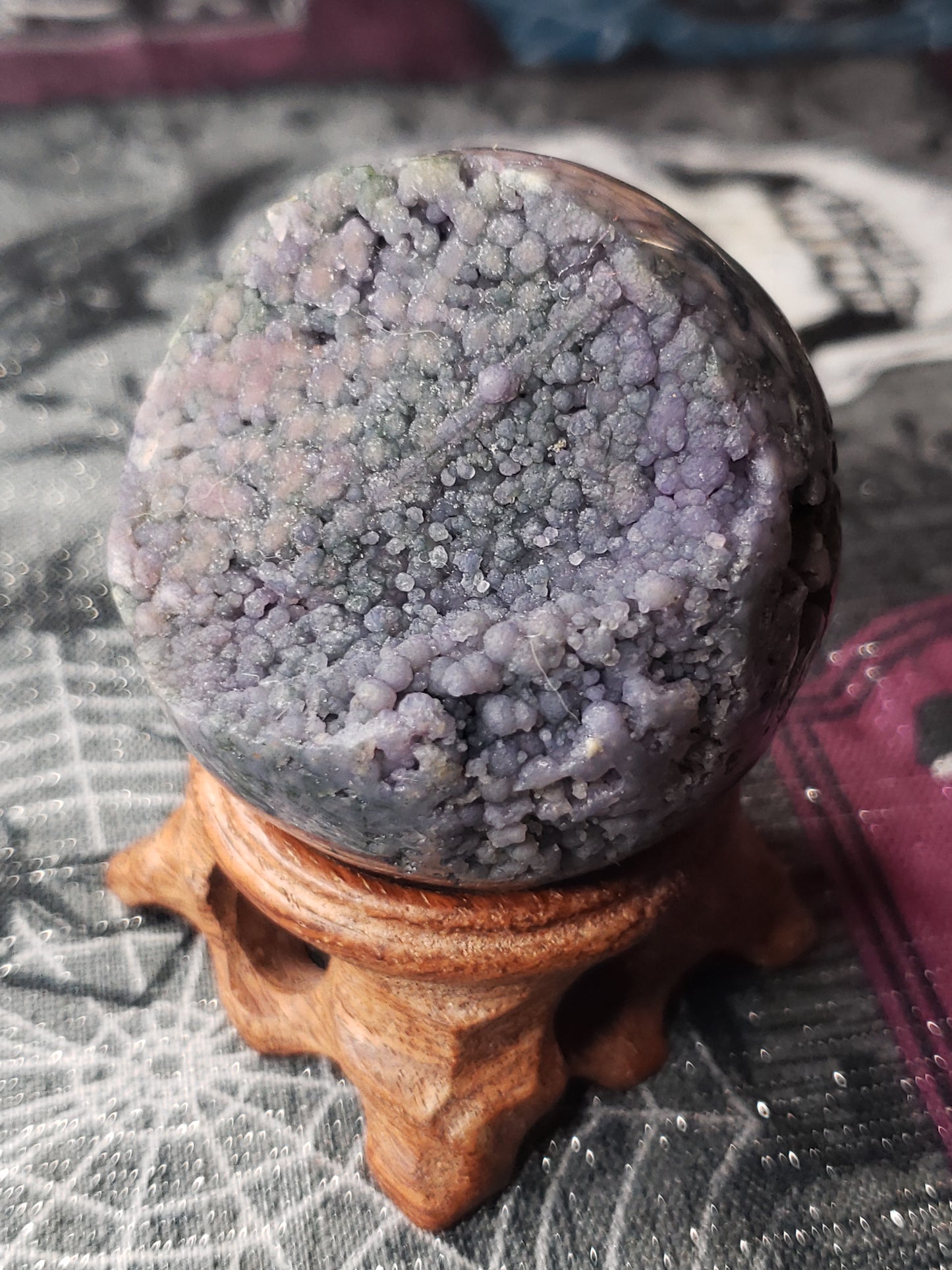 Grape Agate Sphere