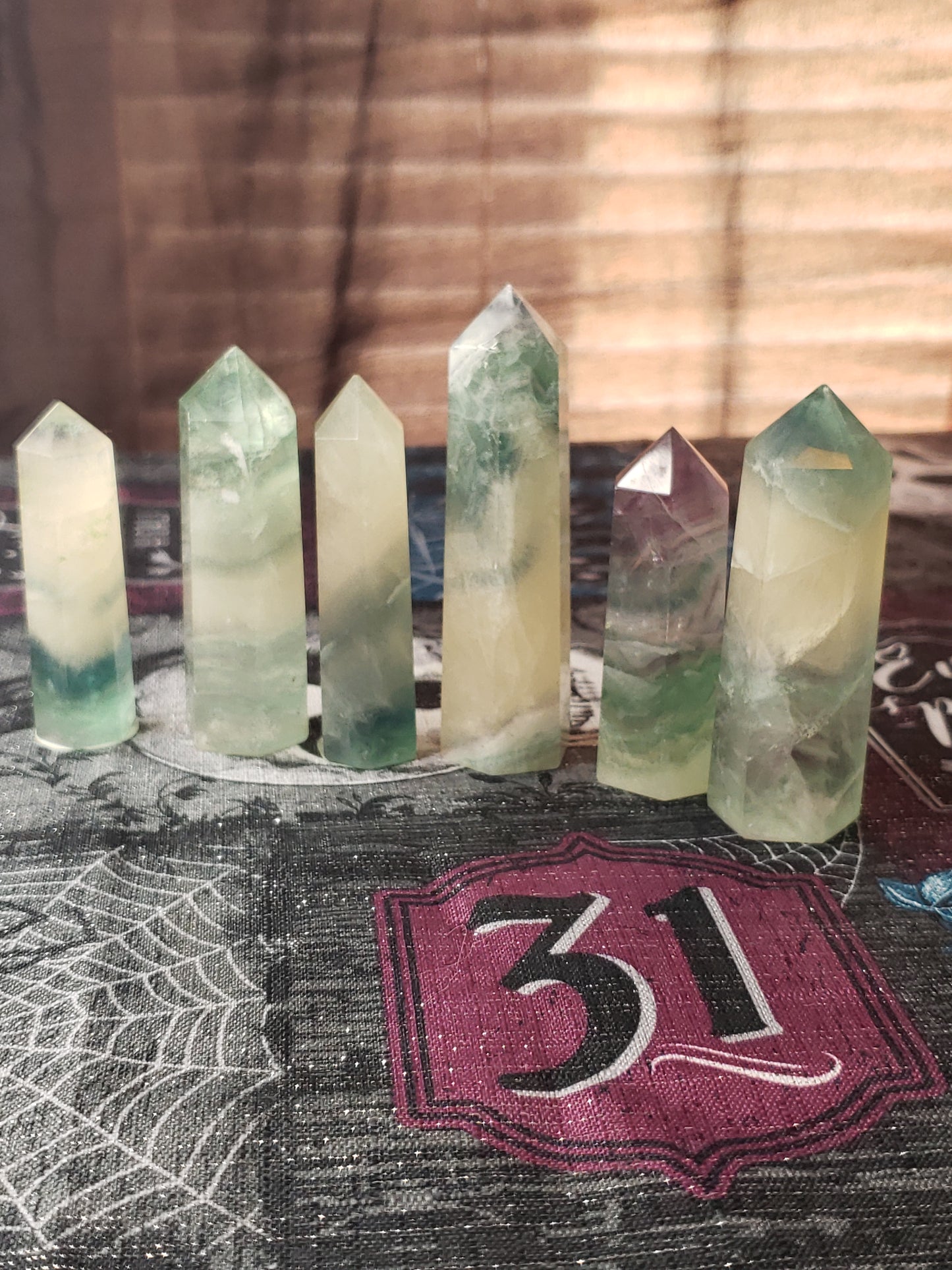 Green Fluorite Tower