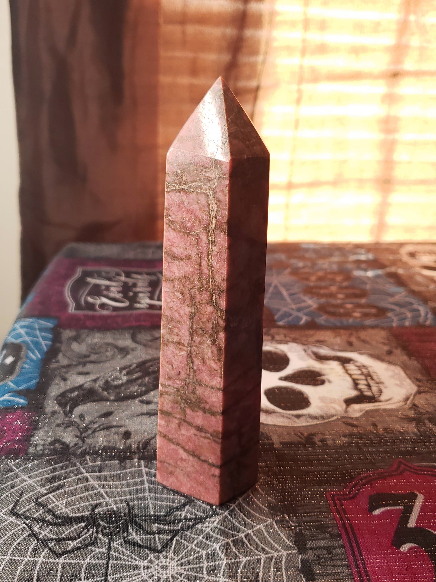 Peach Blossom Tourmaline Tower