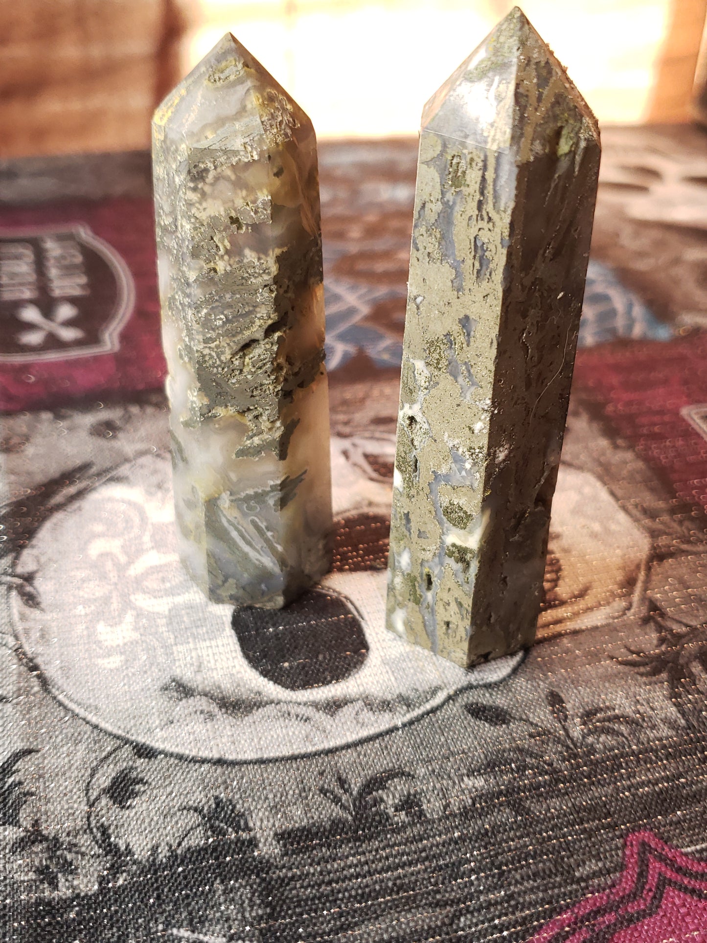 Pyrite/Agate Tower