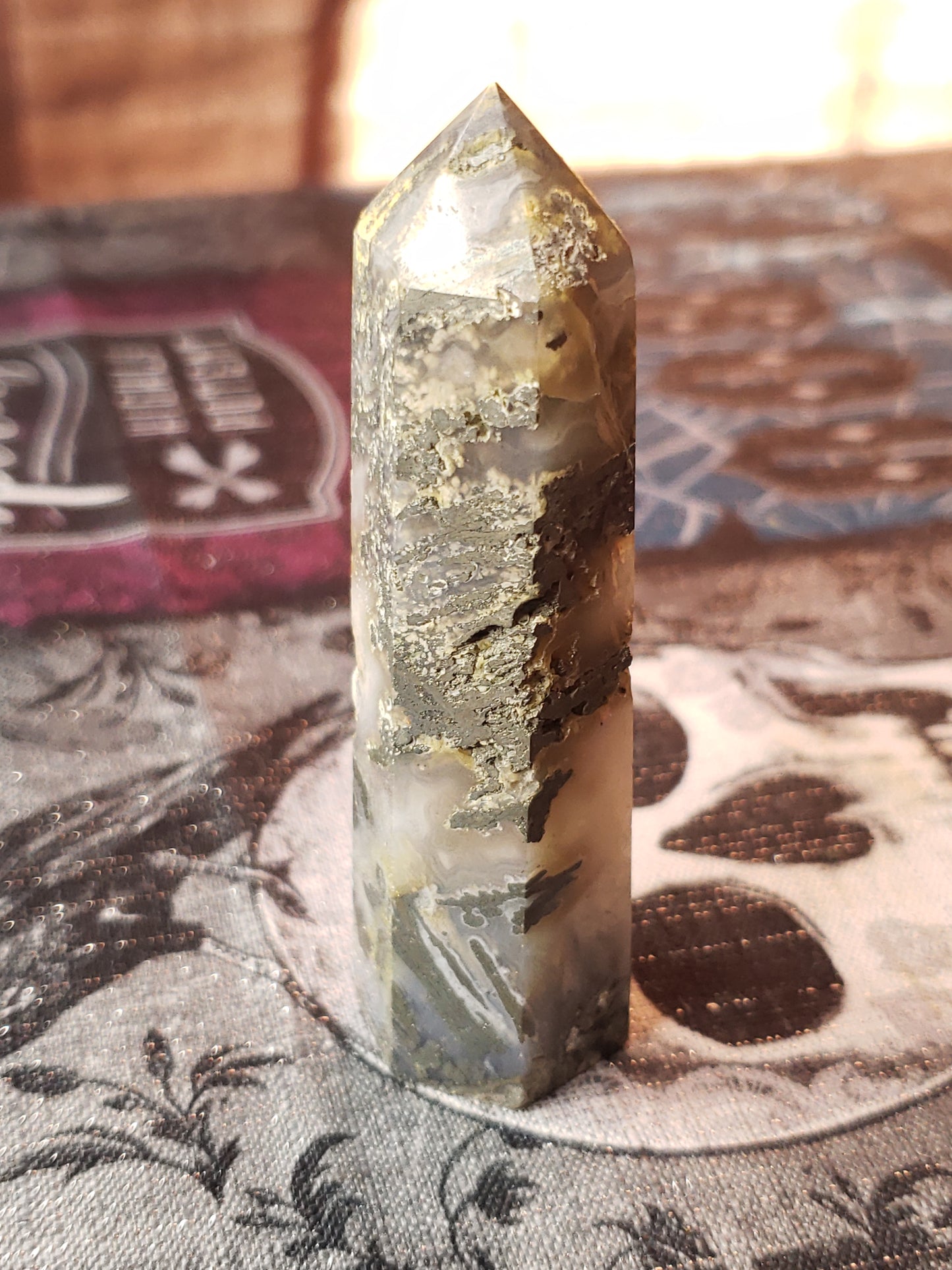 Pyrite/Agate Tower